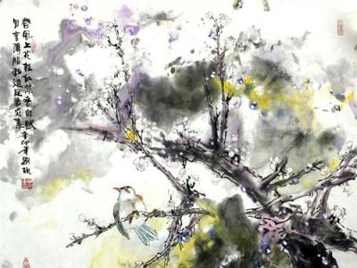 清新怡人——池穎欣花鳥作品欣賞