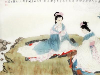 回眸一笑百媚生——陳蘇民畫筆下的女性人物欣賞