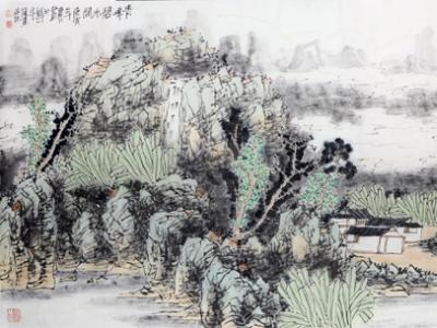 清新筆墨 詩意山水——成功美術館網（微）拍第四期李曉