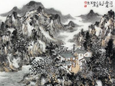 筆墨蒼潤 渾厚華滋——畫家杜愚山水畫欣賞