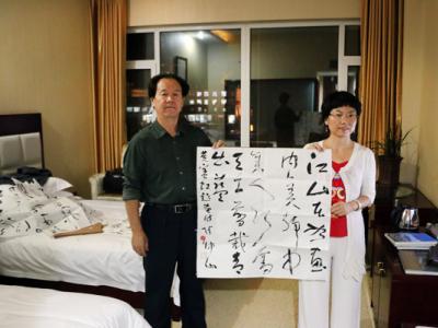 “通渭書畫藝術(shù)節(jié)”成功書畫家網(wǎng)記者采訪中國(guó)書法家協(xié)會(huì)