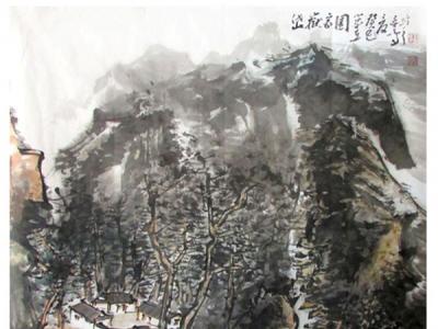 墨色厚重 筆觸滄桑——成功美術(shù)館網(wǎng)（微）拍第五期孟鳴