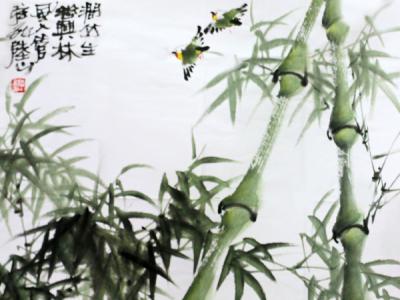 清新淡雅顯真情——陸山畫作欣賞