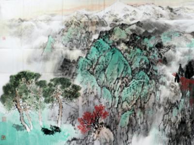 意境雄渾——李忠盛國畫作品