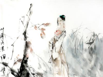 王國棟水墨人物作品欣賞