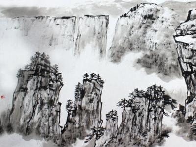 墨色蒼潤 清雅高逸——陸震華畫作欣賞