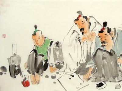 筆墨細致入心——秦嗣德人物畫欣賞