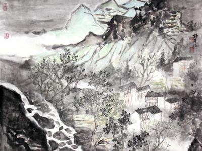 筆情墨韻畫山水——成功美術館網（微）拍第七期孫景浩畫