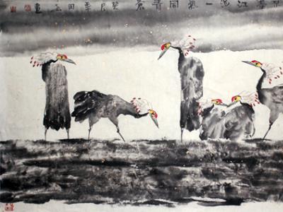 筆墨丹青寫心象——成功美術館網（微）拍第八期吳田玉畫
