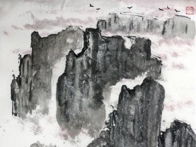 畫家李憲潤最新山水畫作欣賞