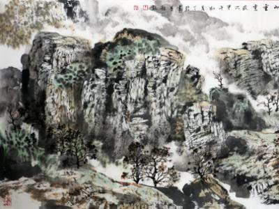 橫云遠清 神游萬古——丁玲玲畫作欣賞