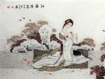 成功書畫家網（微）拍第十二期陳有吉人物作品賞析