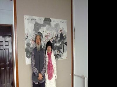 甘肅成功書畫藝術研究院代表在京拜訪河北美協副主席南惲