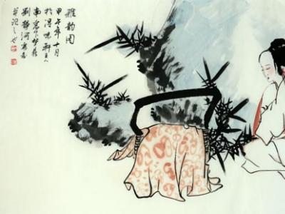 劉靜河畫作將在《當代書畫家》刊登