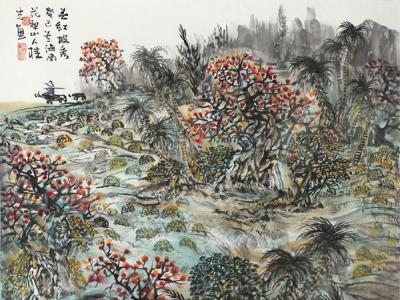 畫寫海島情——成功書畫家網（微）拍第十四期游桂光畫作