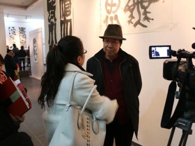 翟萬益書法隴上巡展蘭州展昨日開幕