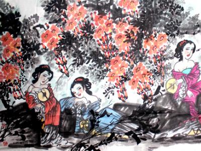 成功書畫家網（微）拍第十五期胡新利畫作賞析