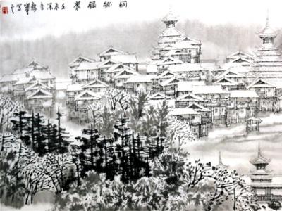 成功書畫網（微）拍第十五期鐘應舉畫作欣賞