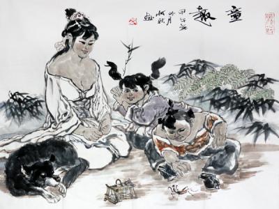 湖南美協理事李月秋簽約蘭州成功美術館