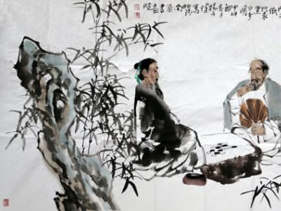 楊子健畫作參加“2015中國美術家年度人物”活動