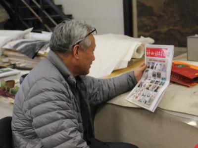 甘肅成功書畫藝術研究院代表在京拜訪中國美術家協(xié)會理事