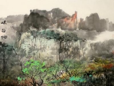 孟多昕山水畫賞析