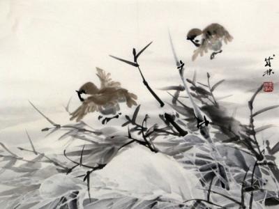 李成林畫作亮相“第十二屆鄭州國際珠寶·玉文化博覽會成功美術館名家精品展”