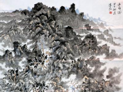 楊渝光山水作品欣賞