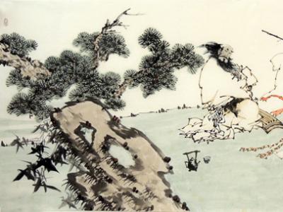 成功書畫網（微）拍第十九期——張愛惠國畫人物作品賞析