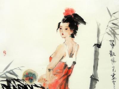 成功書畫網（微）拍第十九期拍賣作品——陽小毛人物作品