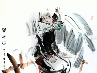 天津美協理事邵鴻萍人物作品欣賞