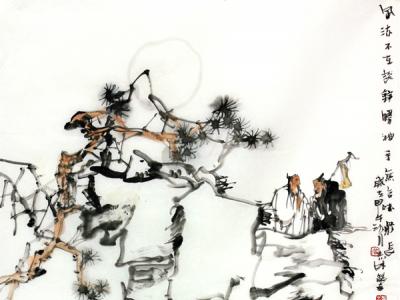 成功書畫網（微）拍第二十一期——黃志林人物畫作品賞析
