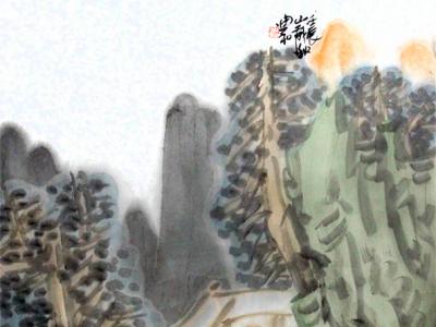 筆墨多變善化——“筆繪八荒九州山水情”畫家陳迪和國畫