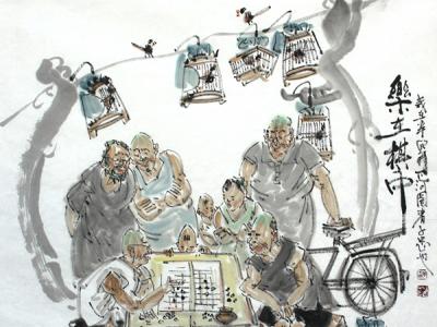 成功書畫網（微）拍第二十一期——趙子忠民俗人物作品欣
