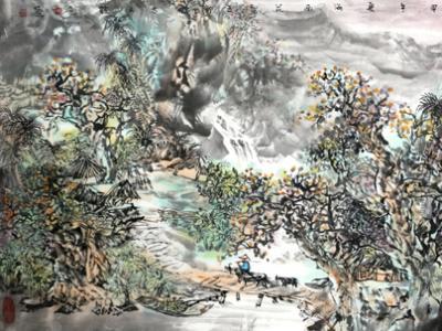 行走在海南西部——“筆繪八荒九州山水情”畫家游桂光山