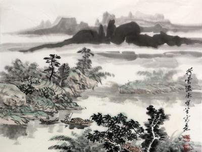 心境寫就別樣山水——“筆繪八荒九州山水情”畫家南惲笙