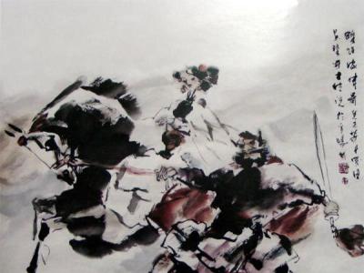 線寫西部人物神韻——妙造神韻心象&#8226;當代國畫人物名