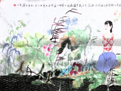 八一書畫院副院長柴京津人物畫作欣賞