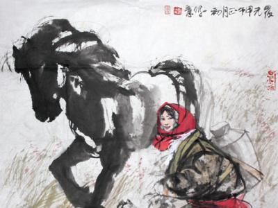 成功書畫網（微）拍第二十三期拍賣——劉筱元人物作品