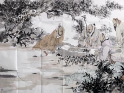 色彩與水墨神韻的相合——蘇童人物作品欣賞
