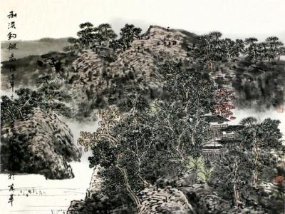 成功網（微）拍第二十六期拍賣24號拍品——鄧剛山水作品