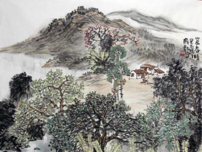 海南美協(xié)理事韓勤畫作入“時(shí)代嶺南&#8226;粵桂瓊?cè)?shí)力