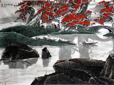 海南美協(xié)理事王良畫作入“時(shí)代嶺南&#8226;粵桂瓊?cè)?shí)力