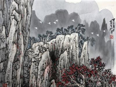 天津美協(xié)副主席張壽庠畫作入“當(dāng)代水墨&#8226;津冀實(shí)力畫
