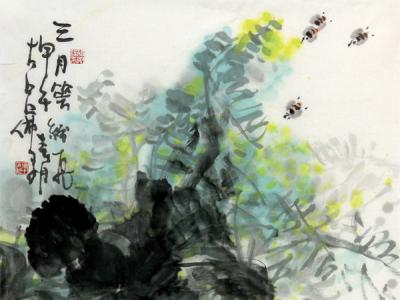 呂應鑫畫作入成功書畫網（微）拍第二十九期