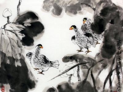 沈利萍畫作入成功書畫網（微）拍第二十九期