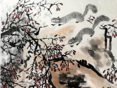喬亞丁畫作入展“水墨妙趣·晉魯兩省實力畫家20人雙線聯
