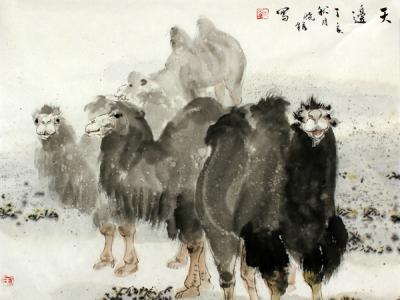 情寄河西風(fēng)情——成功美術(shù)館全國書畫名家精品力作參加2018寧夏收藏博覽會王曉銀作品“線上預(yù)展”賞析