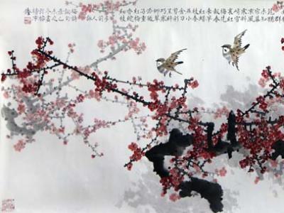 工寫蟲鳥 筆重梅影——福建美協(xié)副主席檀東鏗花鳥新作賞析
