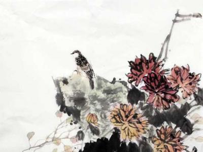 王云花鳥畫作品入成功書畫（網）微拍五十五期